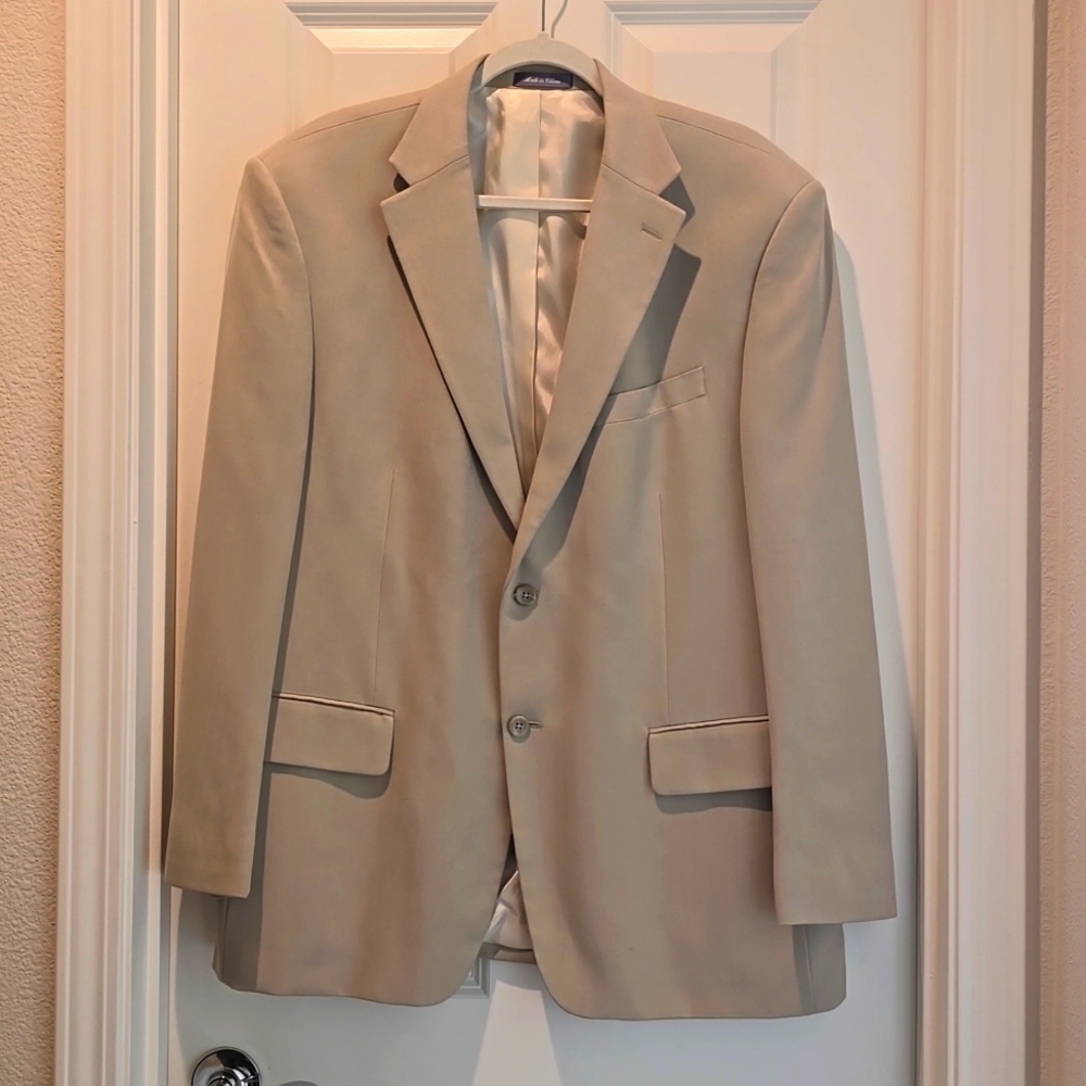 OSCAR de la RENTA SPORTS COAT 42R in Tan